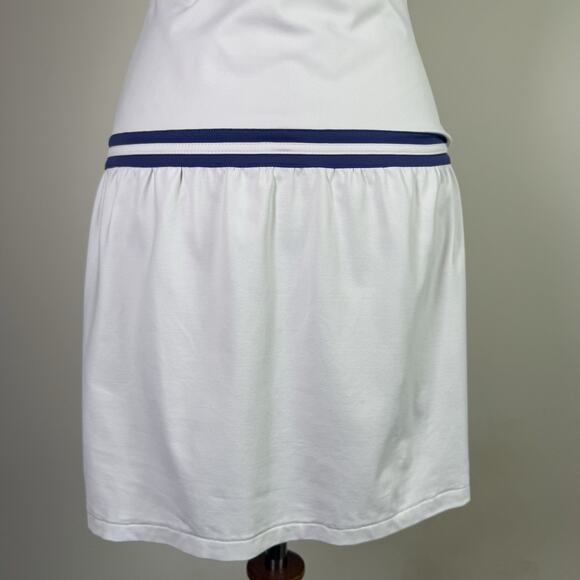 Sergio Tacchini Tennis Dress Size Medium White/Navy Preppy Pickleball Tank - Picture 13 of 15